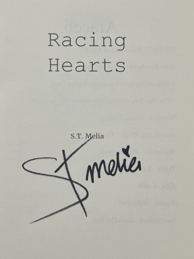 Racing Hearts Signed Copy