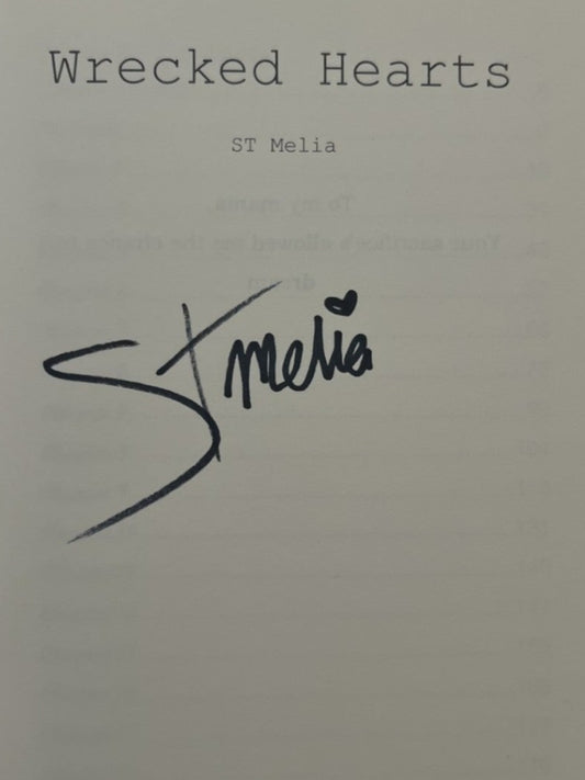 Wrecked Hearts Signed Copy